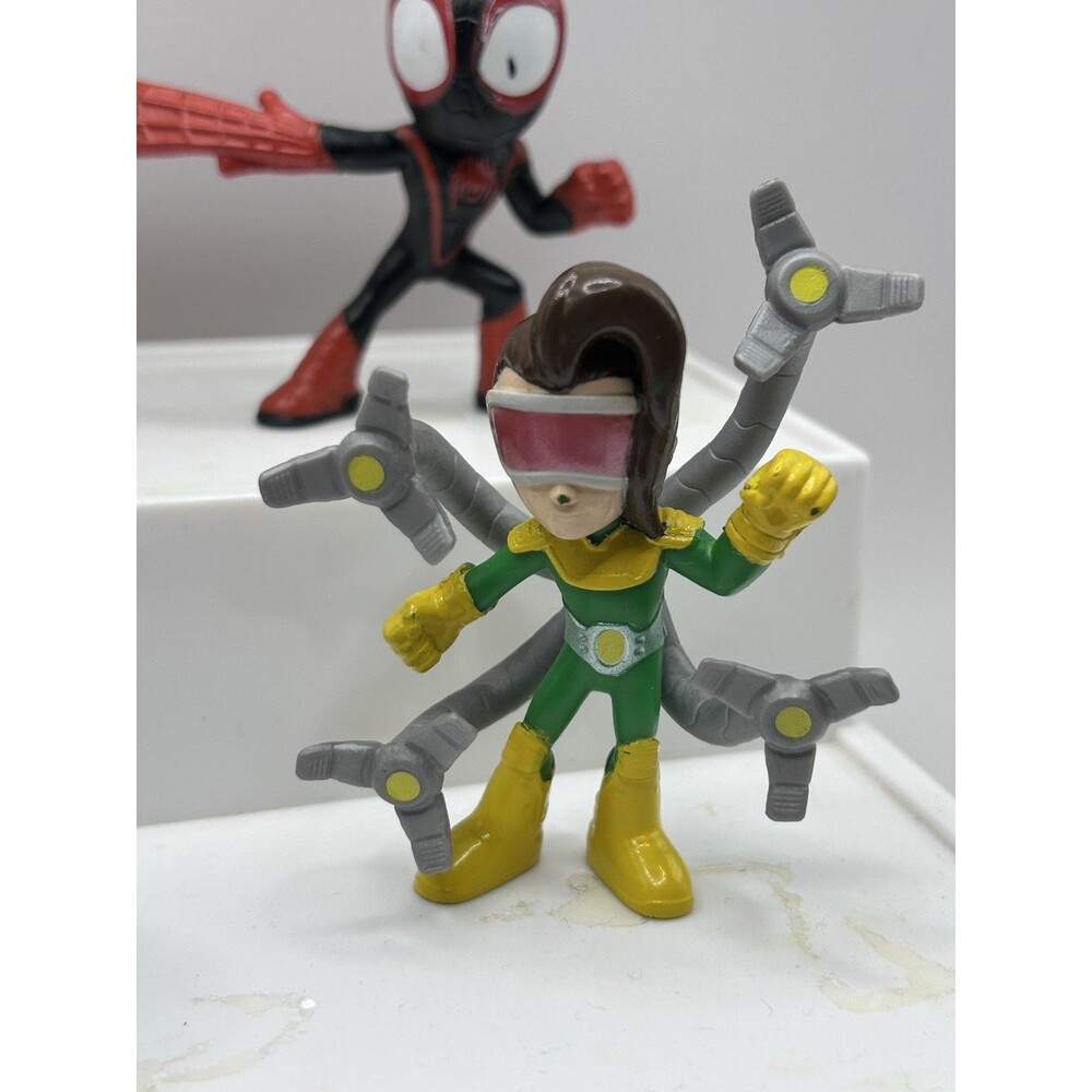 Marvel Spidey & His Amazing Friends Doc Ock Hulk Goblin 2.5'' Figure Lot of 8 - Picture 8 of 12